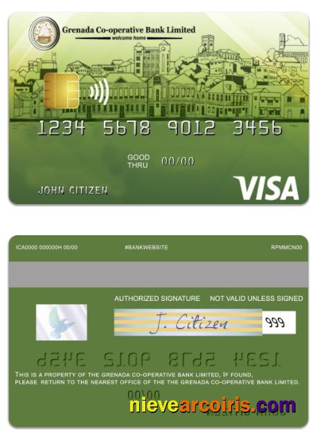 Grenada Co-operative Bank limited visa classic credit card